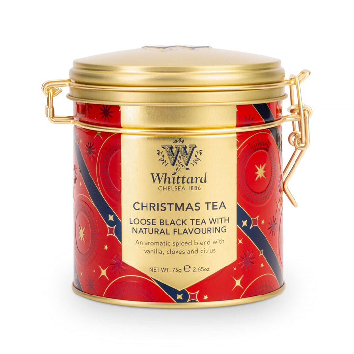 Whittard Christmas Tea Clip Top Caddy