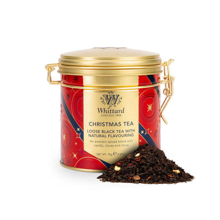 Whittard Christmas Tea Clip Top Caddy