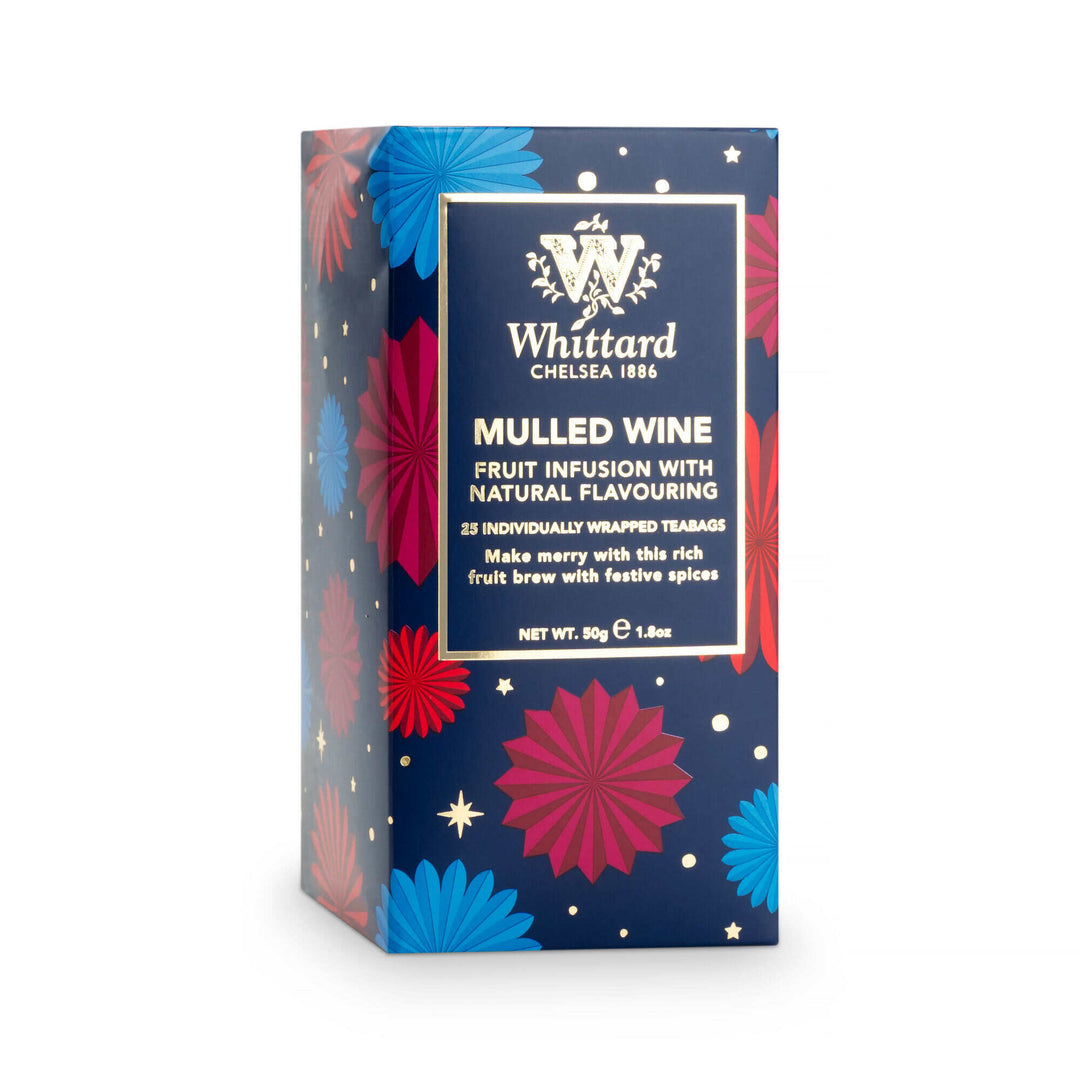 Whittard Christmas Mulled Wine 25 Individually Wrapped Teabags
