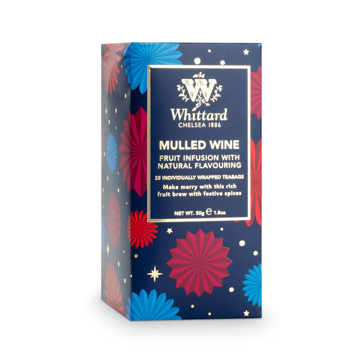 Whittard Christmas Mulled Wine 25 Individually Wrapped Teabags