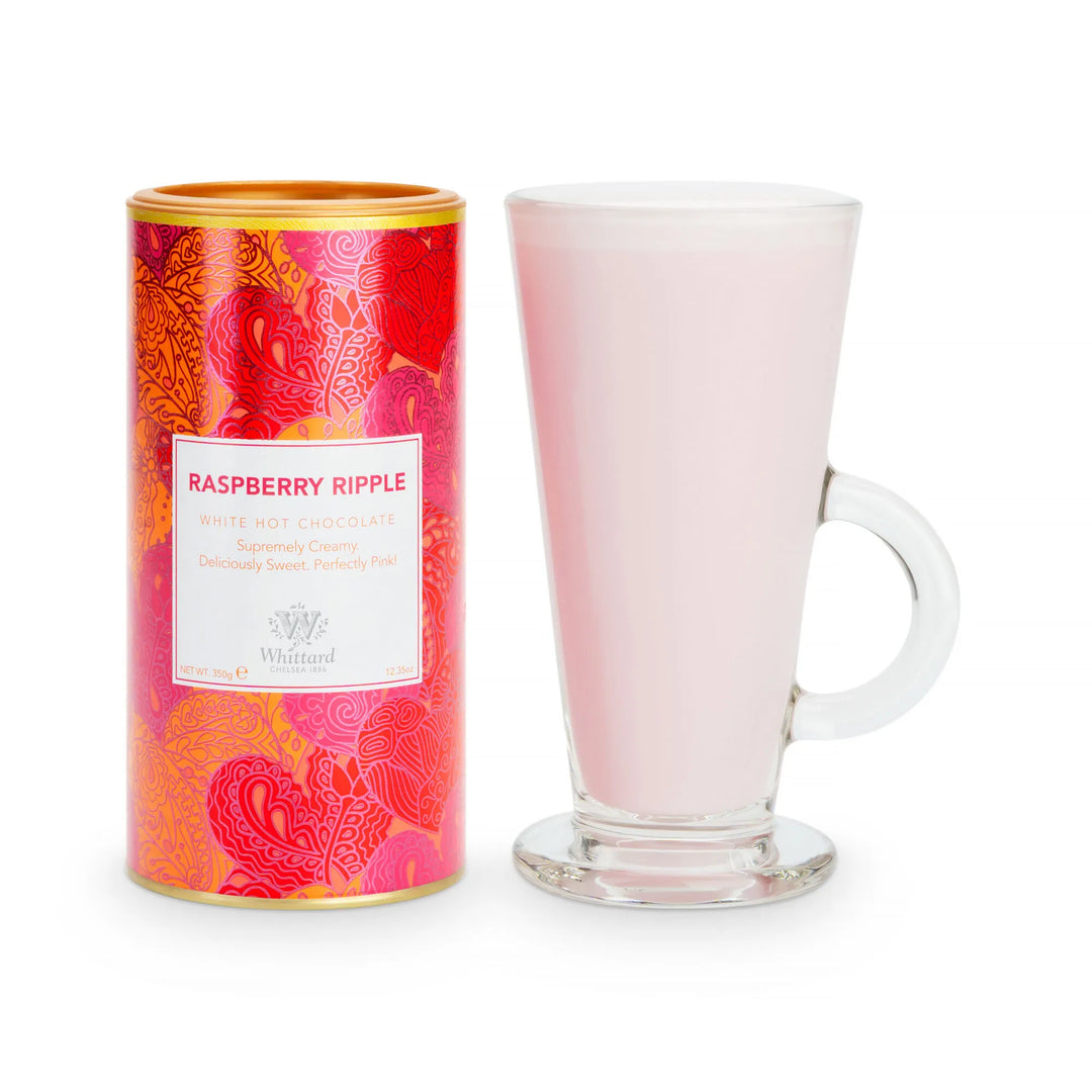 Raspberry Ripple Flavor White Hot Chocolate