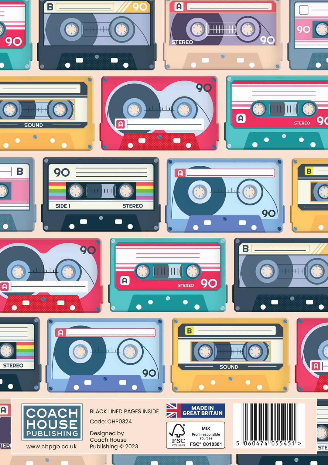 Cassettes Softback Notebook