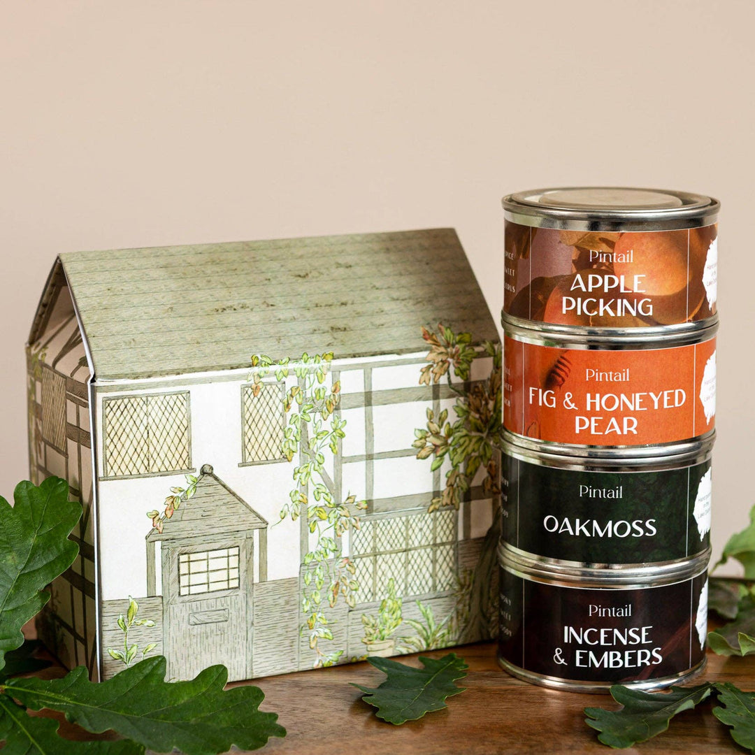 Autumn Cottage Candle Gift Set