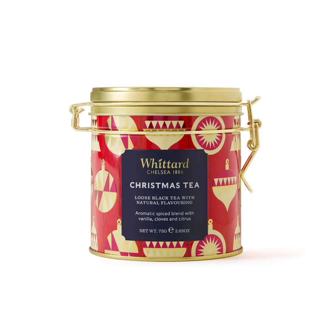 Whittard Christmas Tea Clip Top Caddy