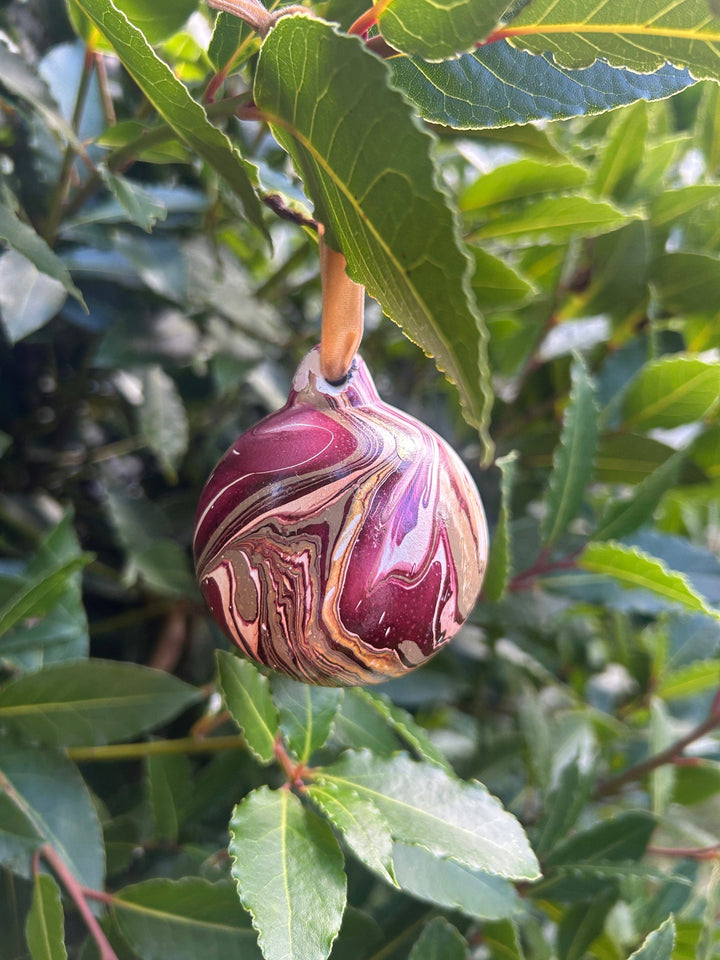 Marbled Ceramic Baubles by the Colour Emporium