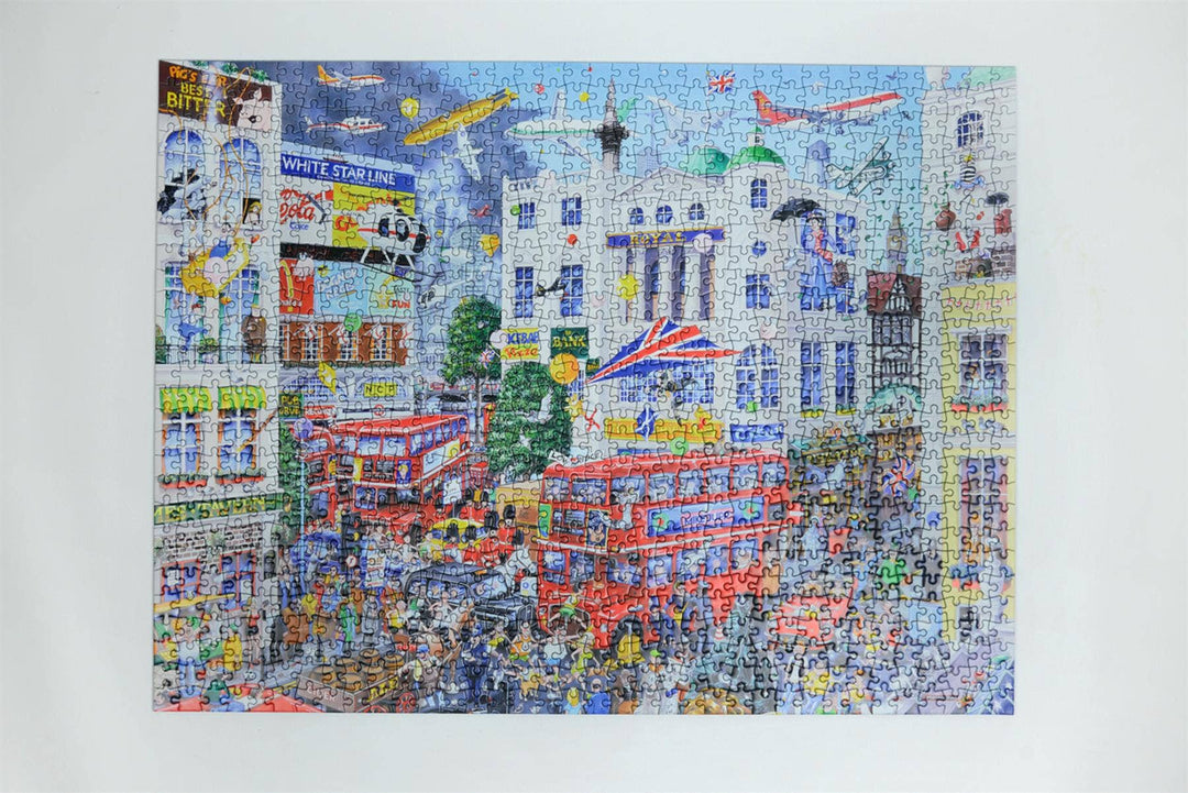 I Love London - 1000 Piece Jigsaw Puzzle by Mike Jupp