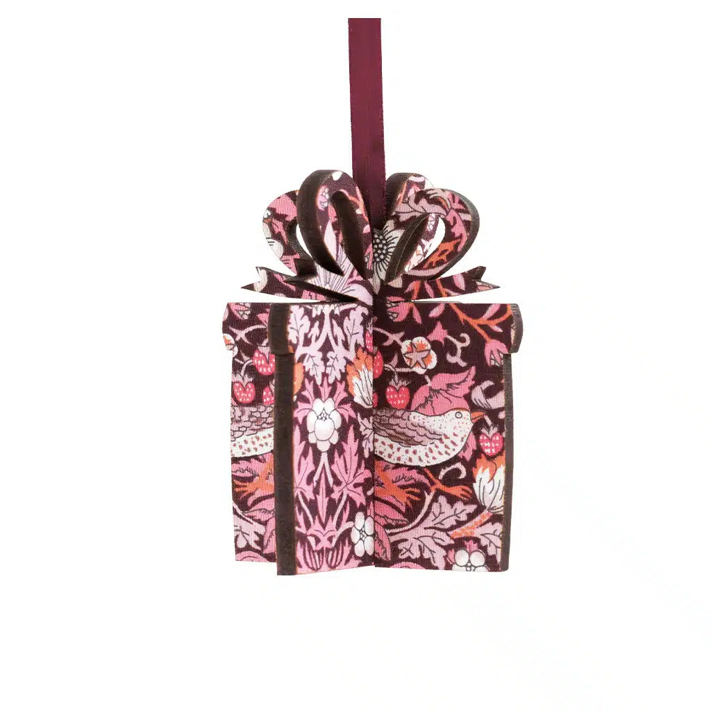 3D Present Wooden Hanging Decoration
