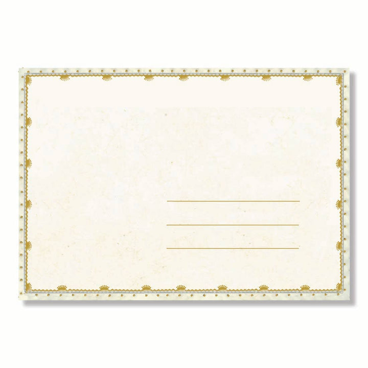 Victorian Christmas Houses Advent Calendar Card