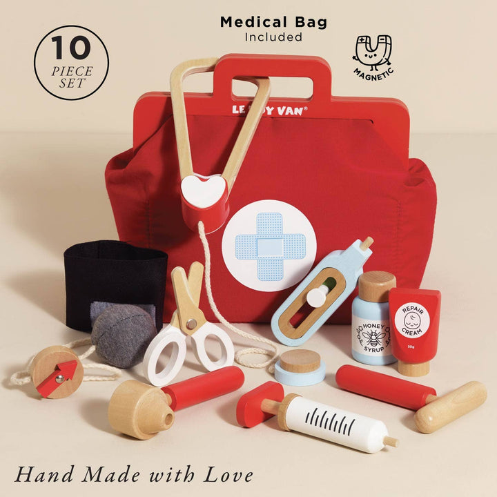 Vintage Doctor Role Play Wooden Kit