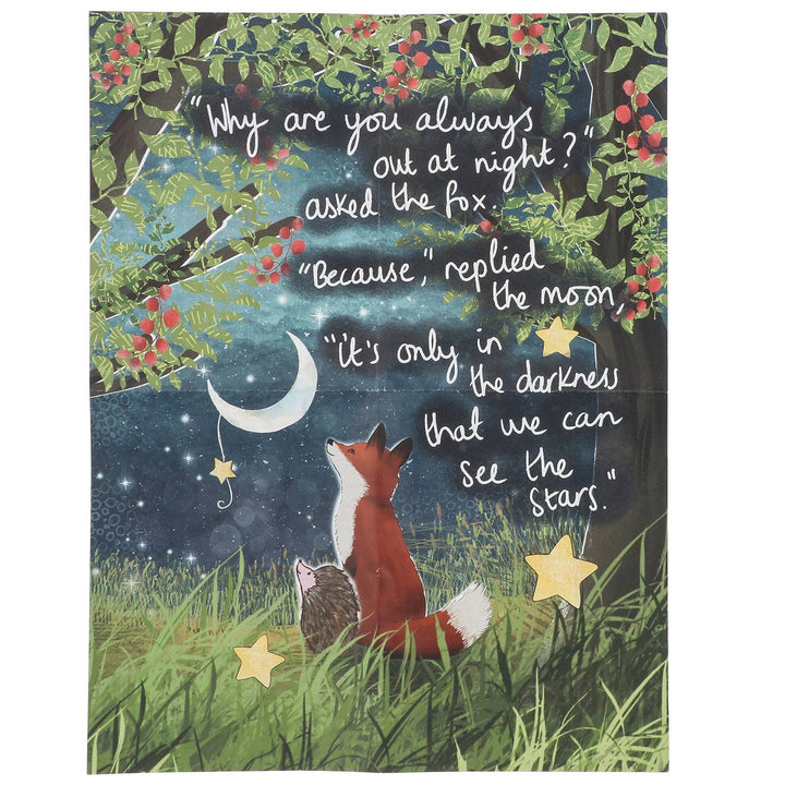 Fox Under The Moon Love 200 Piece Double Sided Jigsaw Puzzles