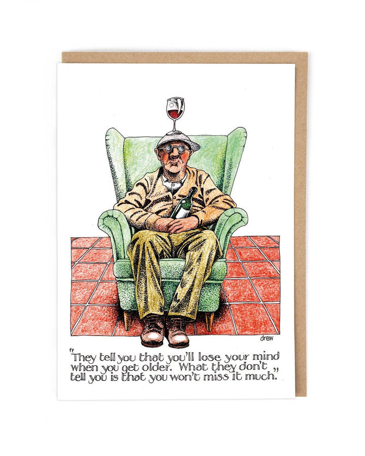 Lose Your Mind Card by Simon Drew