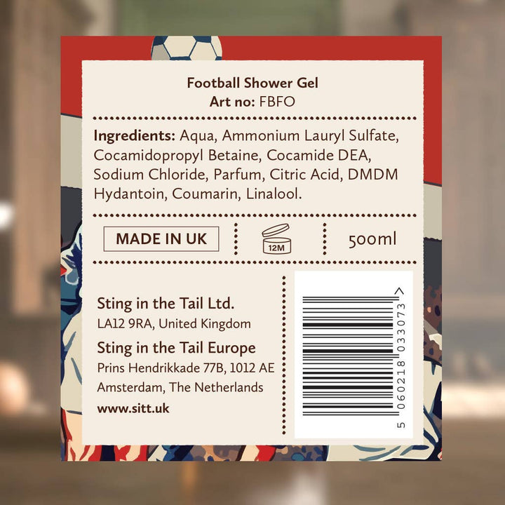'Extra Time!' Football Shower Gel 500ml
