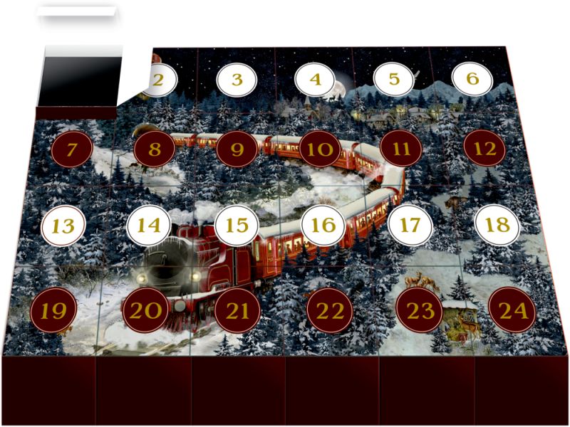 Magical Winter Express Advent Calendar Jigsaw Puzzle