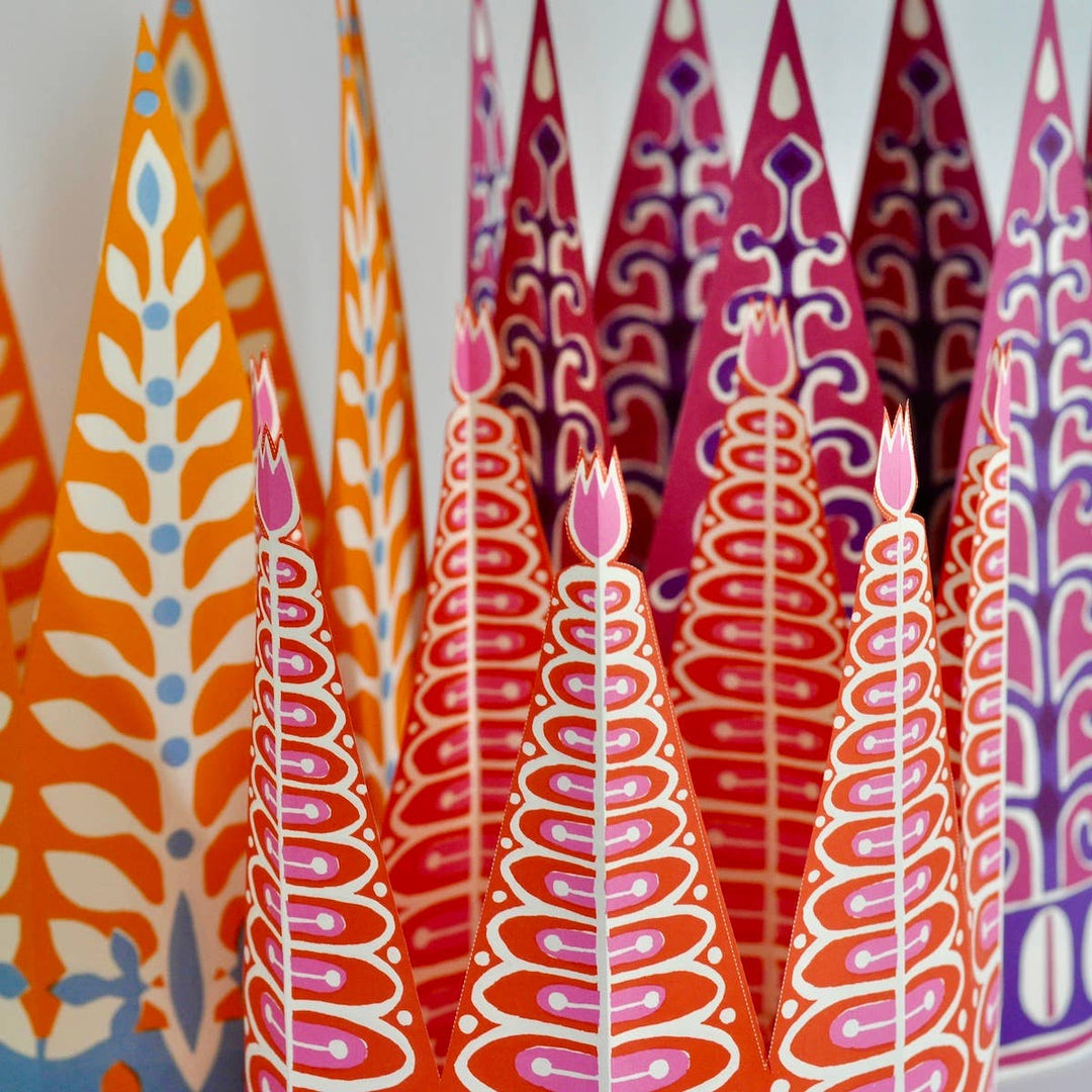 Six Extravagant Paper Crowns