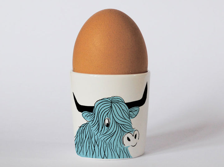 Happiness Highland Cow Egg Cup