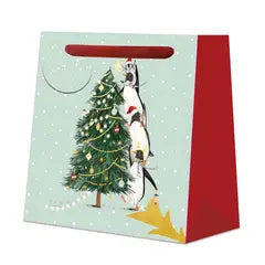 The Curious Inksmith Light Up the Tree Medium Gift Bag