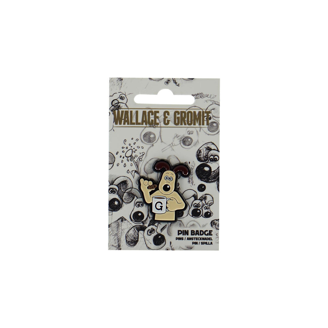 Gromit Metal Pin Badge (Die-Cut)