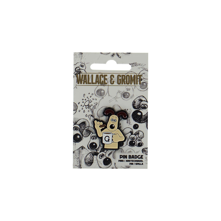 Gromit Metal Pin Badge (Die-Cut)