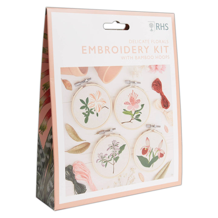Royal Horticultural Society Miniature Floral Embroidery Kit