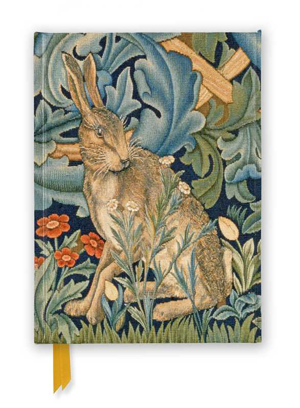 Hare from The Forest Tapestry Foiled Journal by William Morris