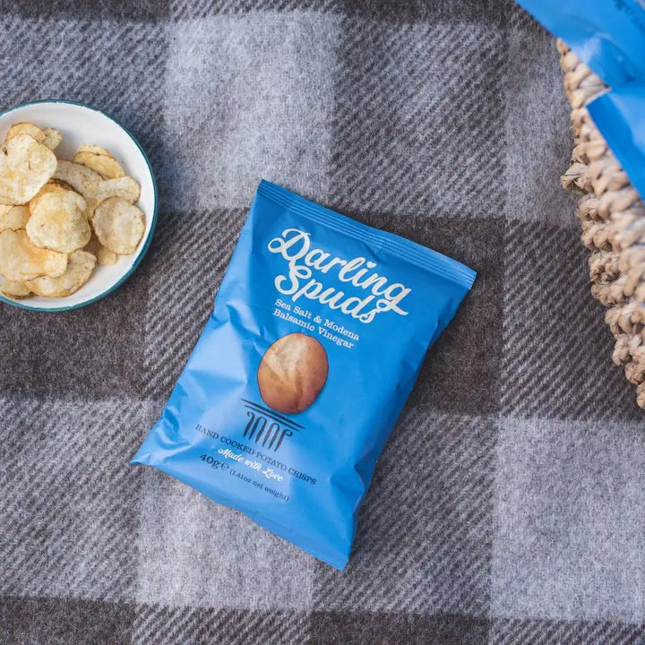 Darling Spuds Sea Salt & Chardonnay Vinegar Crisps The Bee's Knees