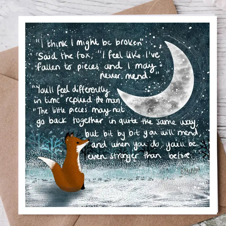 Greating Card Ripped 'Broken' Greeting Card – The Bee's Knees British Imports