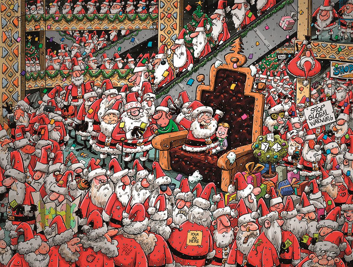 Chaos at Christmas 4 x 500 Piece Jigsaw Puzzles