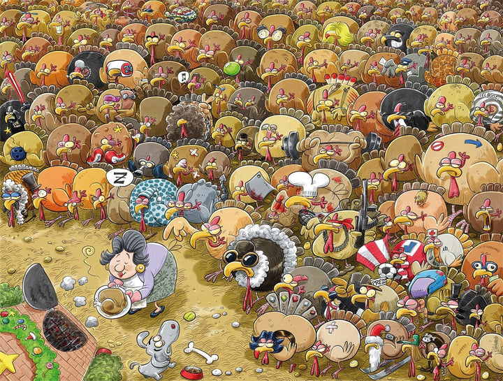 Chaos at Christmas 4 x 500 Piece Jigsaw Puzzles