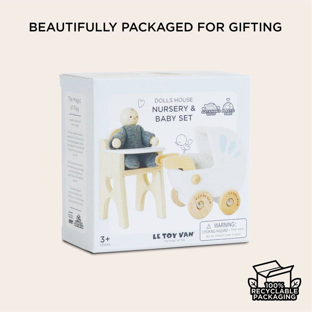 Dolls House Nursery & Baby Set