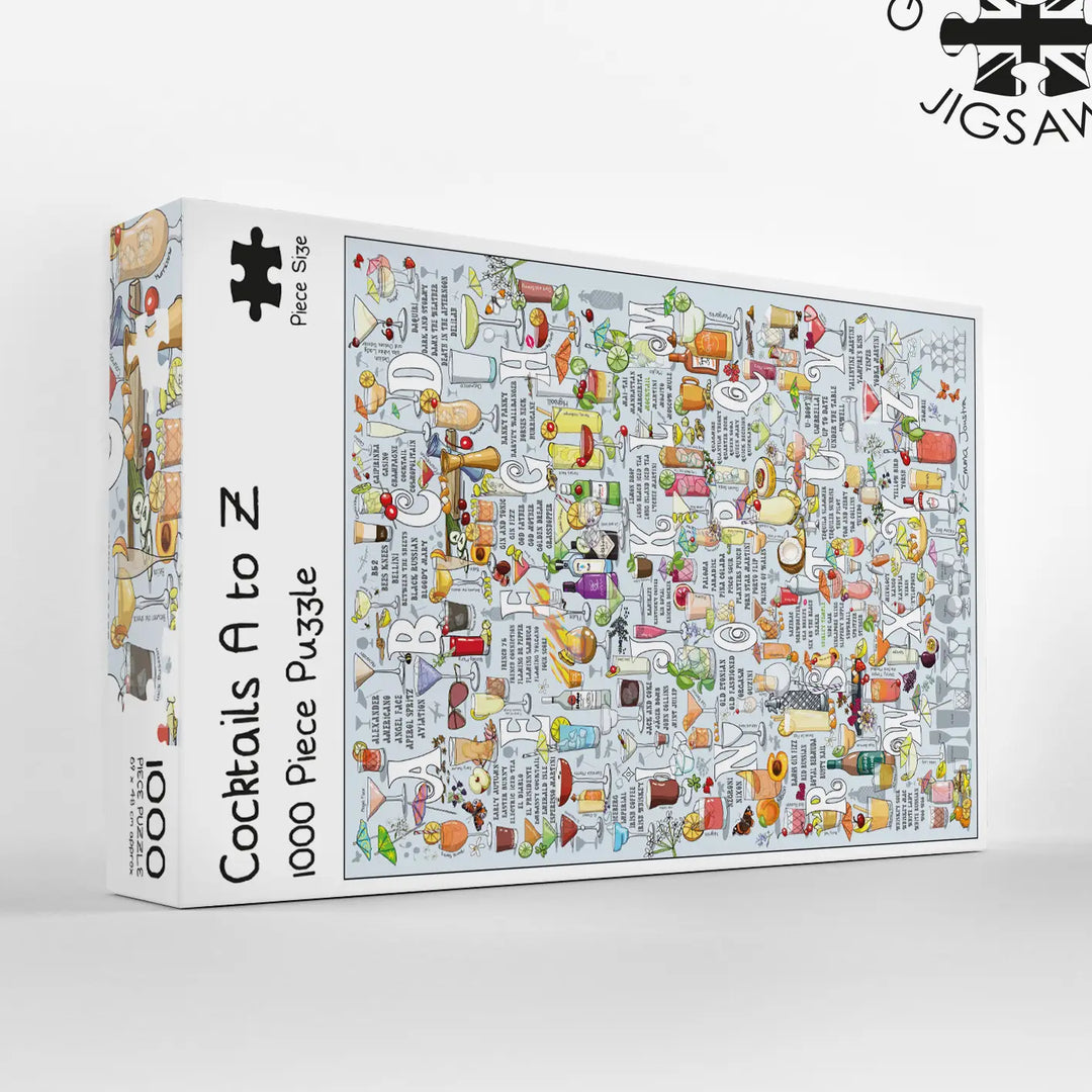 Cocktails A to Z 1000 Piece Jigsaw Puzzle
