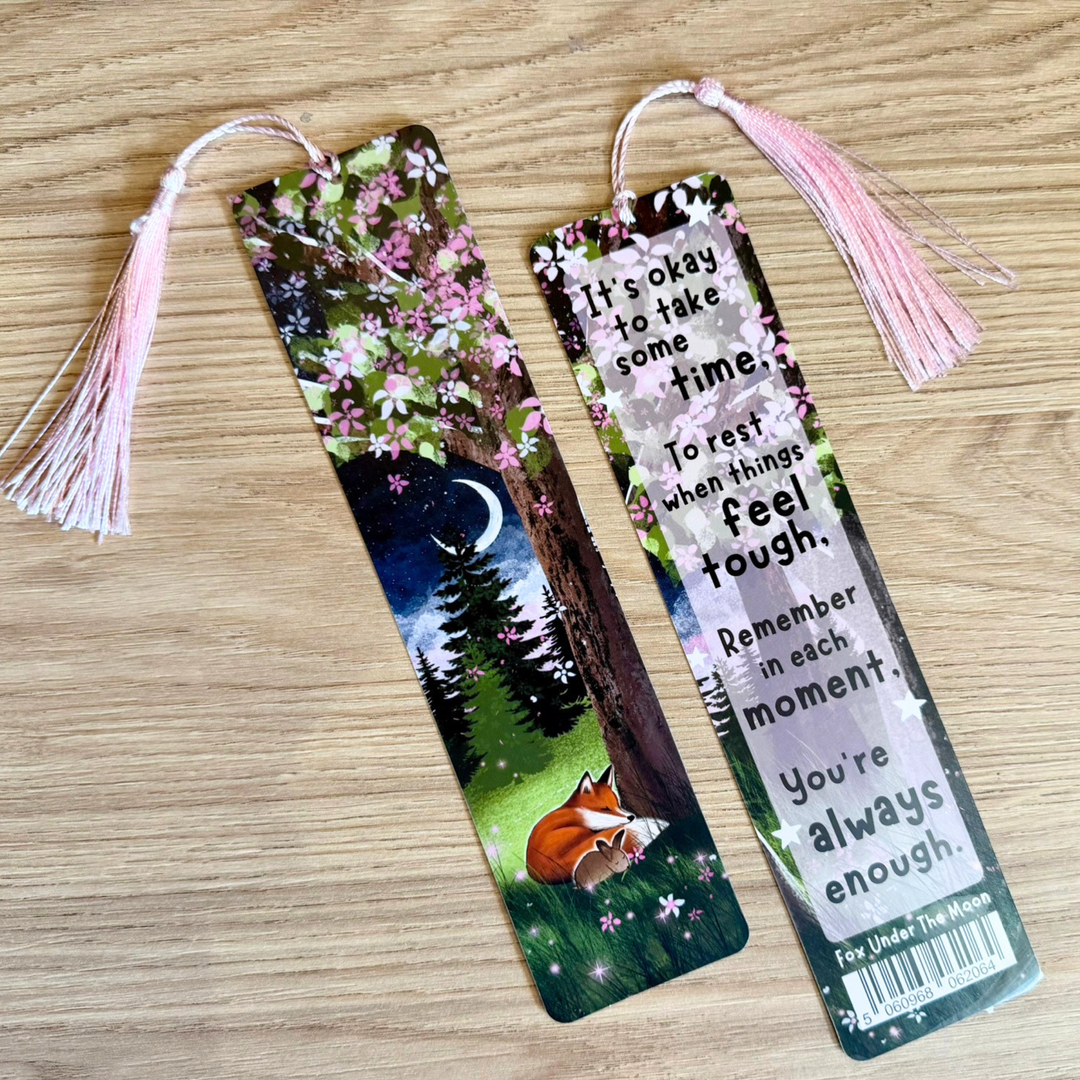 'Take Some Time' Bookmark with tassel