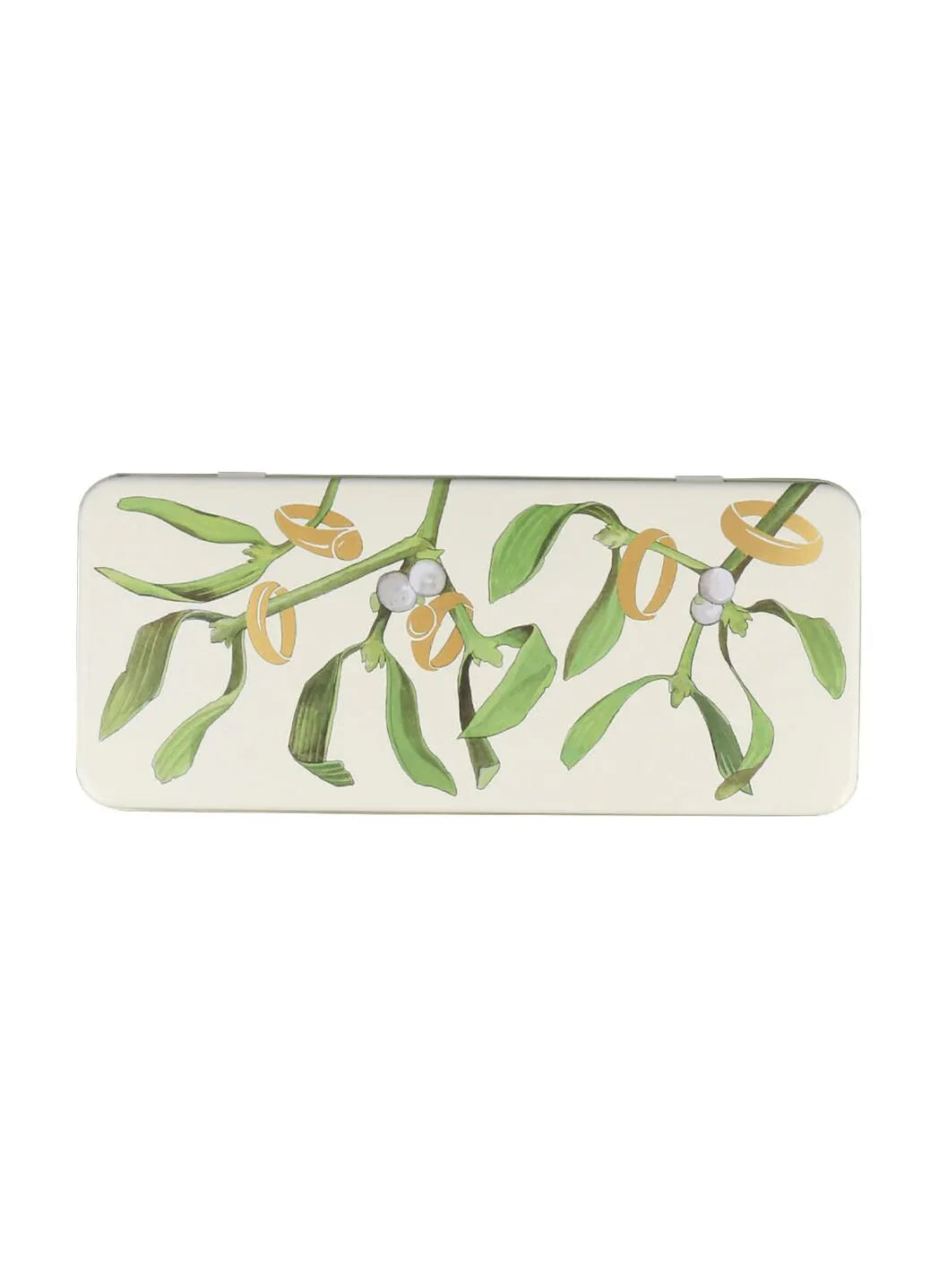5 Gold Rings Long Deep Rectangular Tin