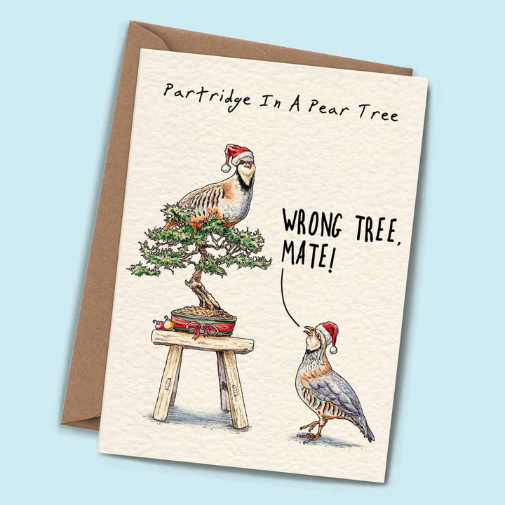 Partridge in a Pear Tree Christmas Greetings Card