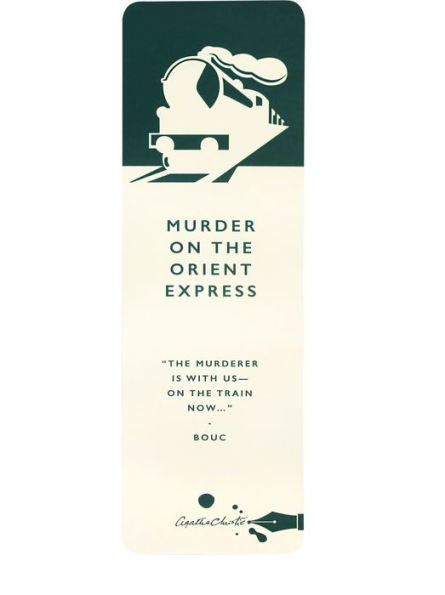 Agatha Christie "Murder on the Orient Express" Bookmark