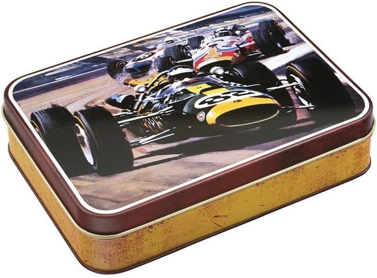 Vintage Racers Small Rectangular Tin