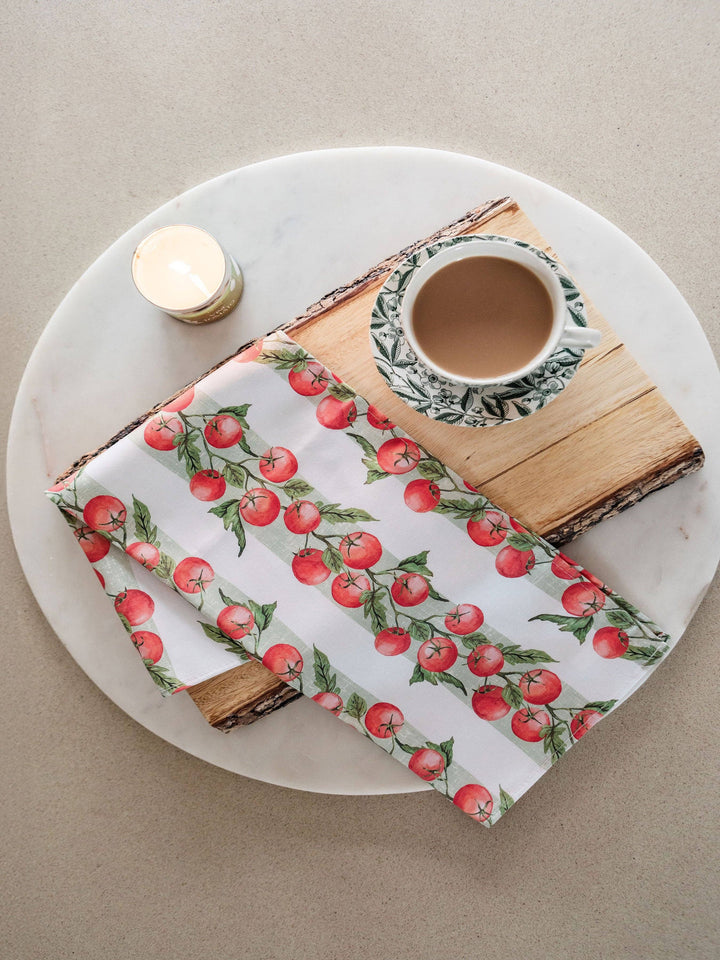 Vine Tomato Tea Towel