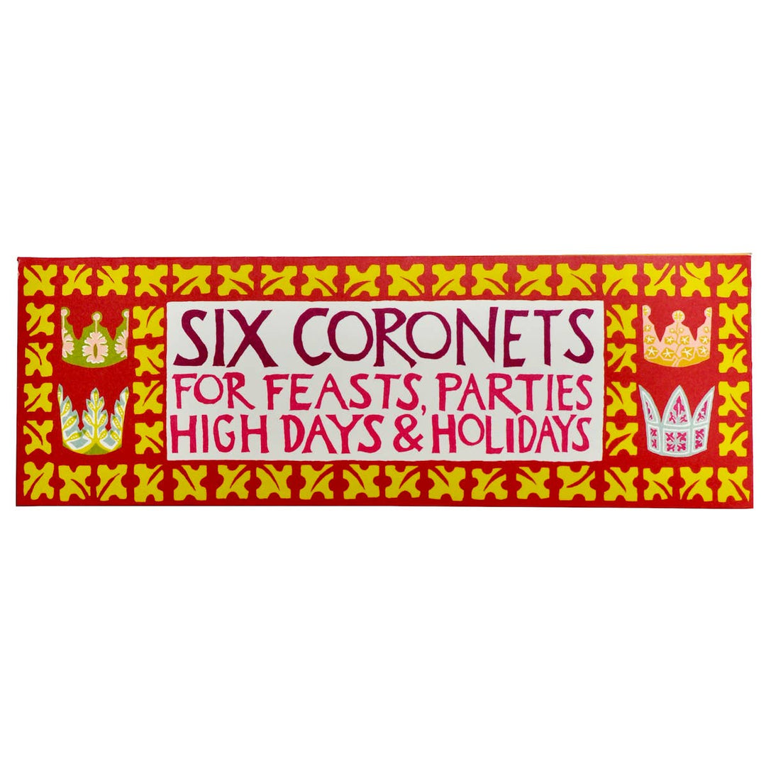 Six Extravagant Paper Coronets