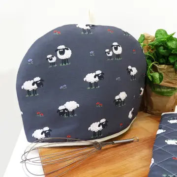 Fluffy Flock Grey Tea Cosy