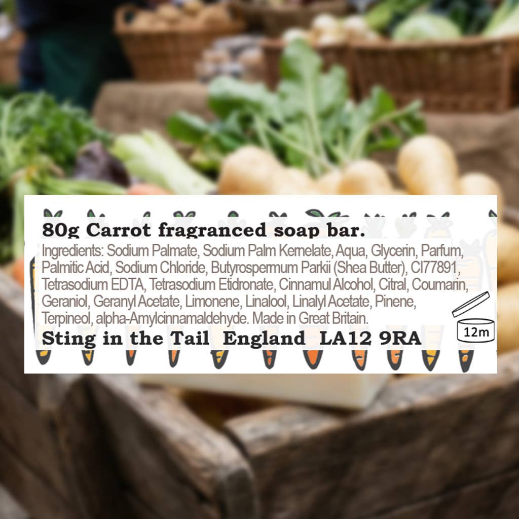 Garden Harvest - Carrot Soap Bar 80g