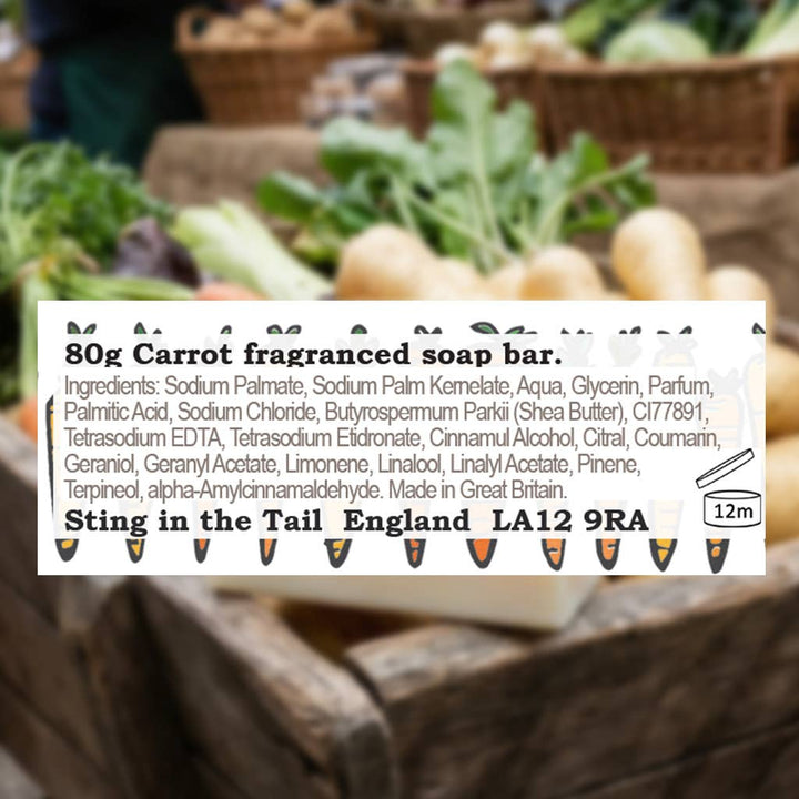 Garden Harvest - Carrot Soap Bar 80g