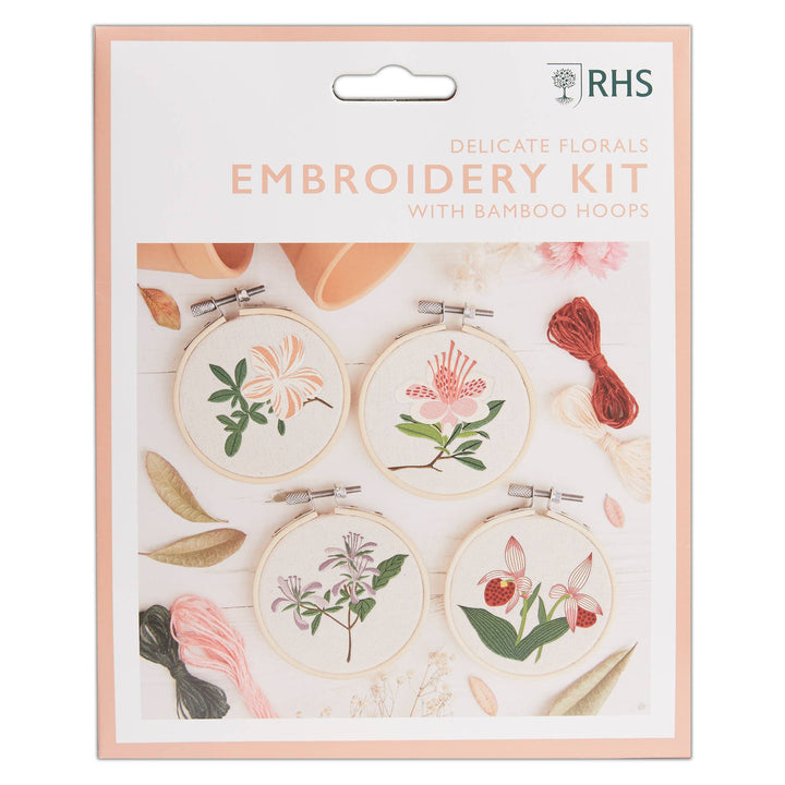 Royal Horticultural Society Miniature Floral Embroidery Kit