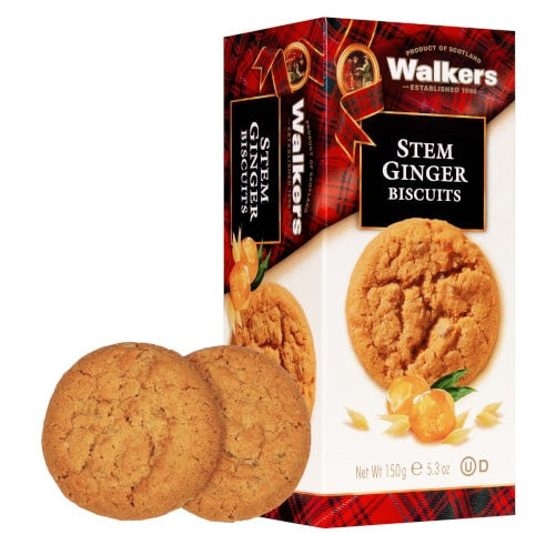 Walkers Stem Ginger Shortbread Rounds