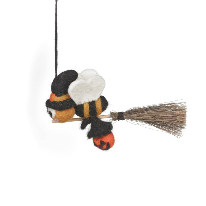 Felt Bee-Witched Handmade Hanging Halloween Decoration