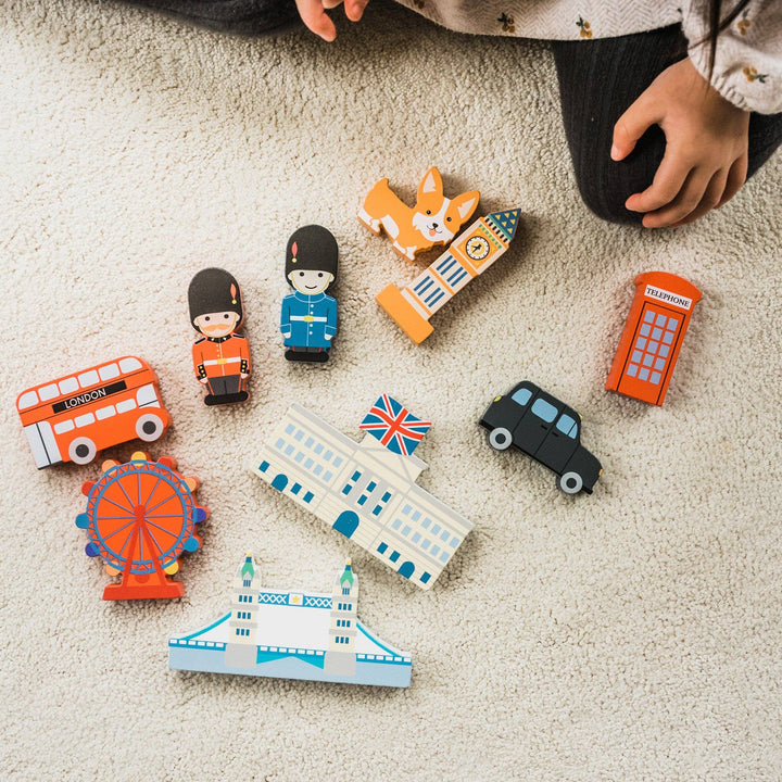 London Wooden Stacking Game