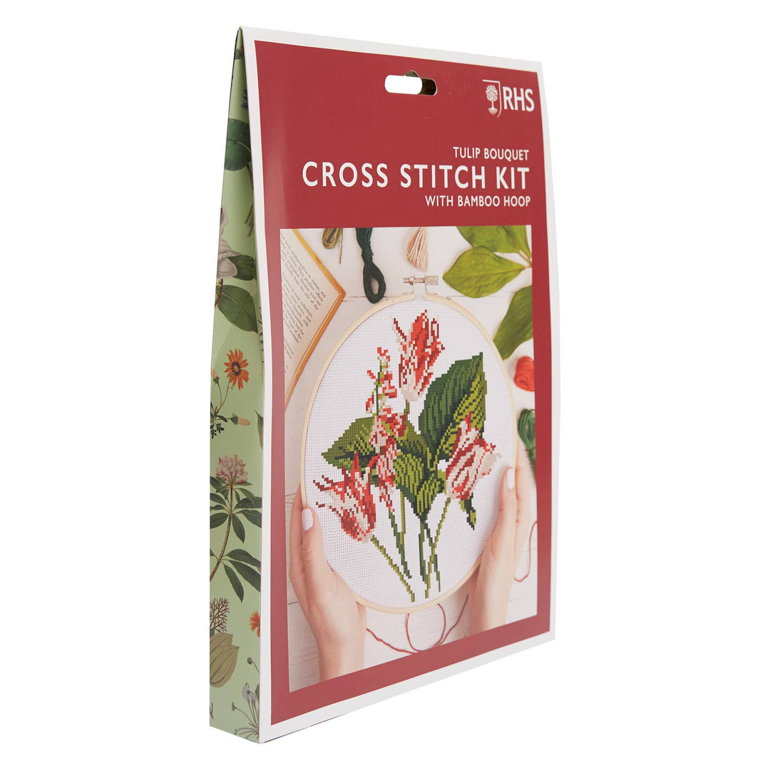 Royal Horticultural Society Tulip Bouquet Cross Stitch Kit (Second-- Dented Packaging)