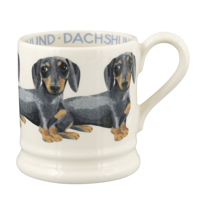 Black and Tan Dachshund 1/2 Pint Mug