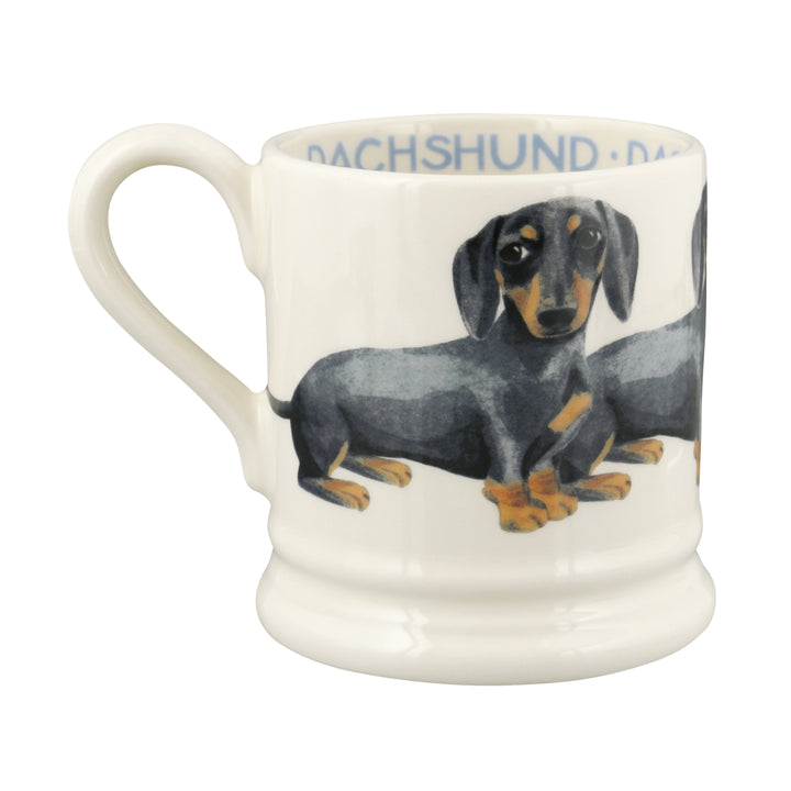 Black and Tan Dachshund 1/2 Pint Mug