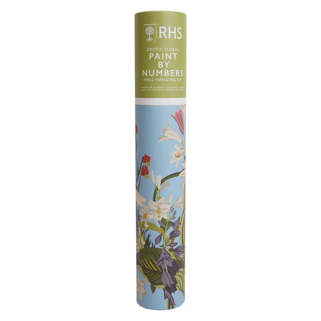 Royal Horticultural Society Exotic Florals Paint By Numbers Kit