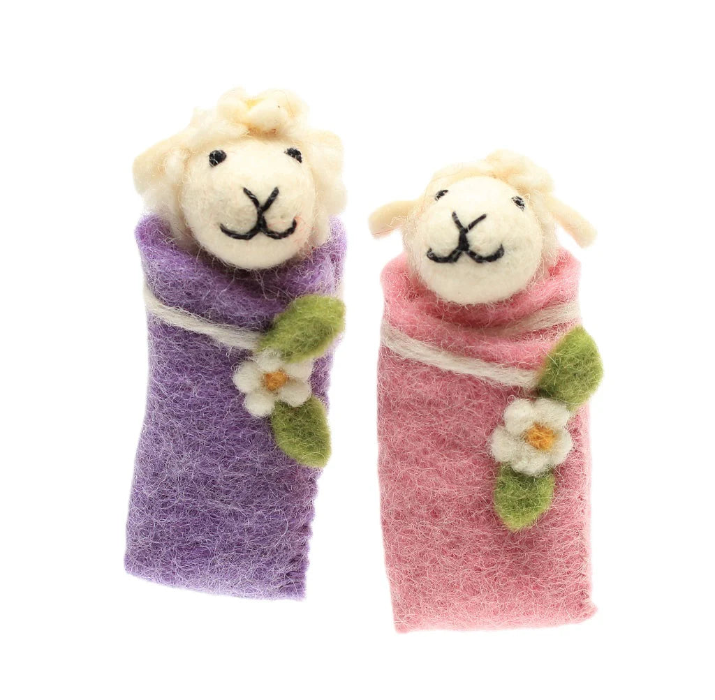 Swaddling Lamb Felt Decoration