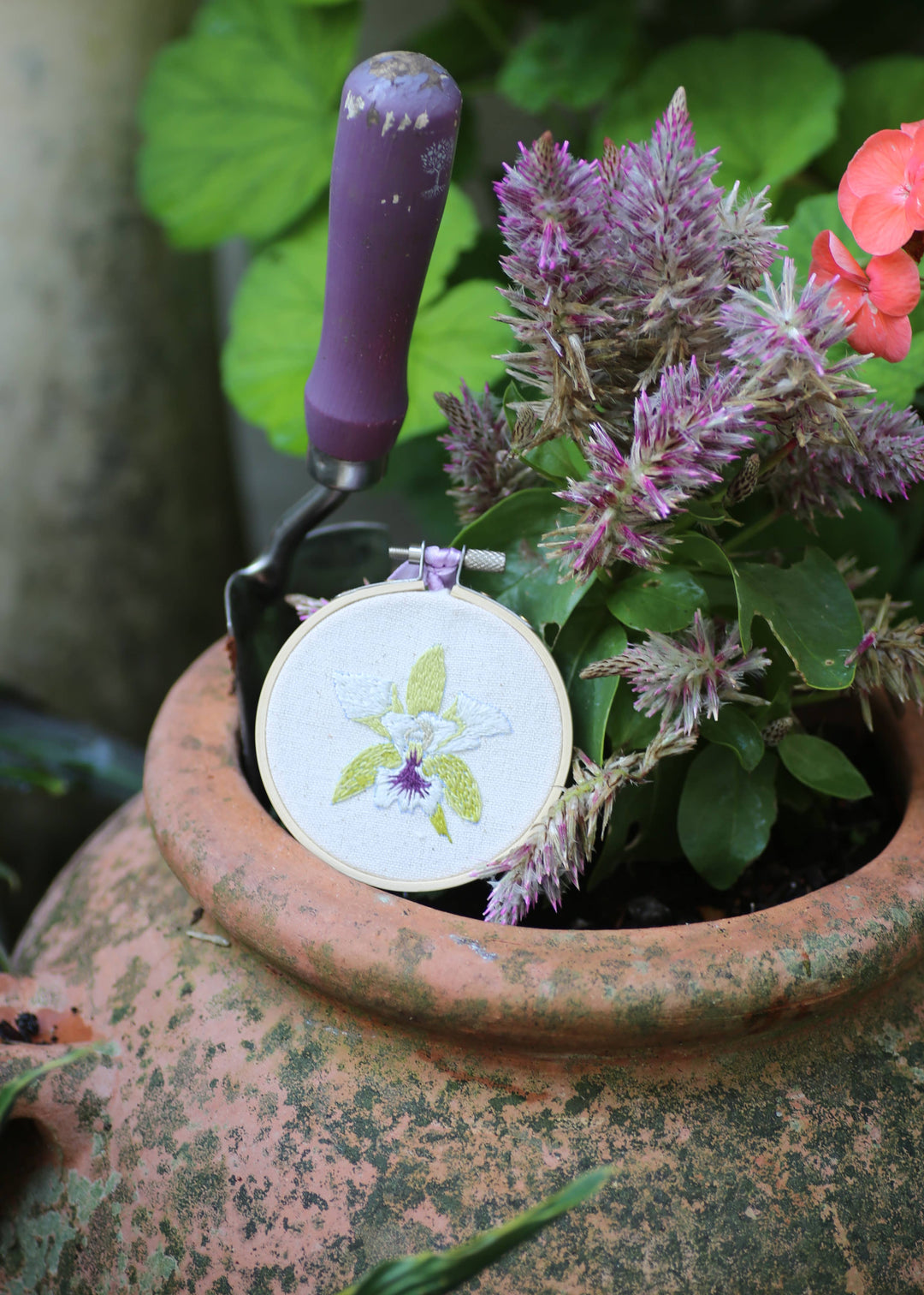 Royal Horticultural Society Orchids Embroidery Kit